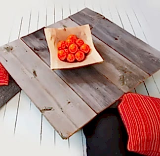 Antika Ahşap Ahşap Tabla